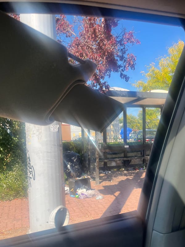 All this trash, no trash cans